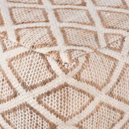 ATERNO POUF - JUTE/ WOOL