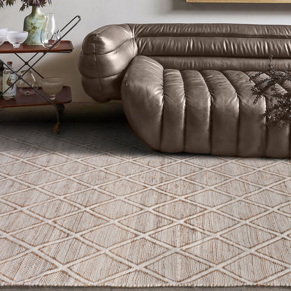 ATERNO RUG - NATURAL/IVORY - JUTE/WOOL