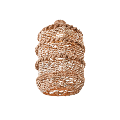 AZAMA LAMP - NATURAL/IVORY - HAND MADE - JUTE