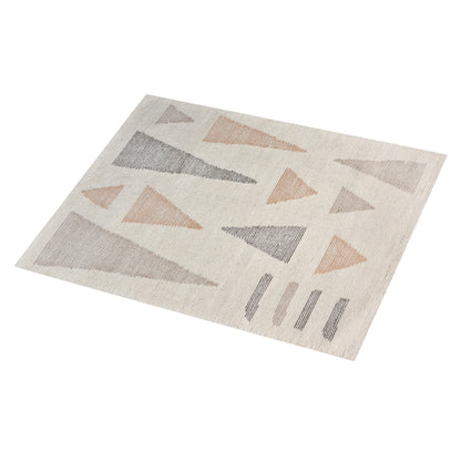 BAFING RUG - IVORY/MULTI - WOOL - HAND WOVEN, OVER TUFTED