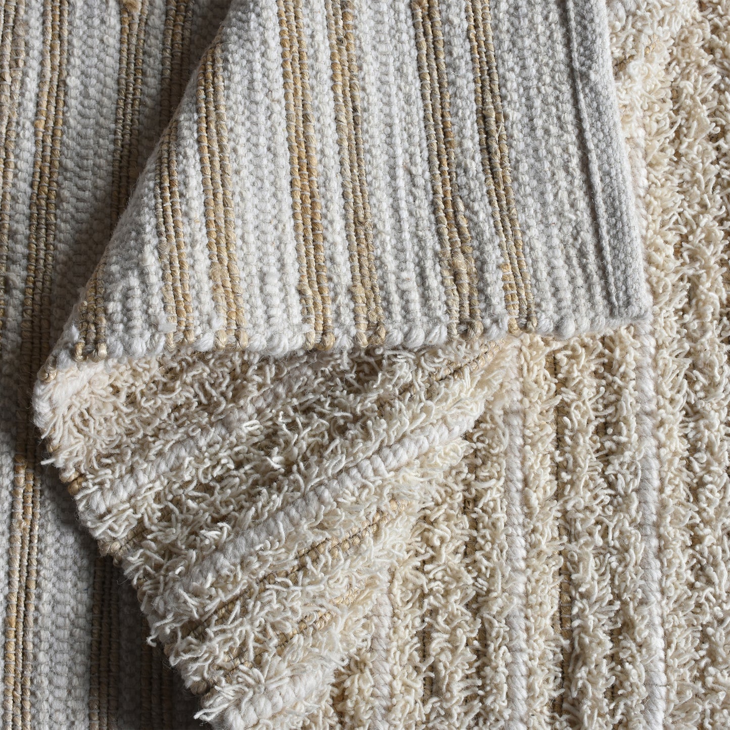 BAKUN RUG - WOOL/ JUTE