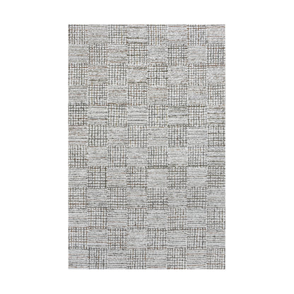 BARNW RUG - IVORY/BEIGE - DENIM/COTTON - HAND TUFTED