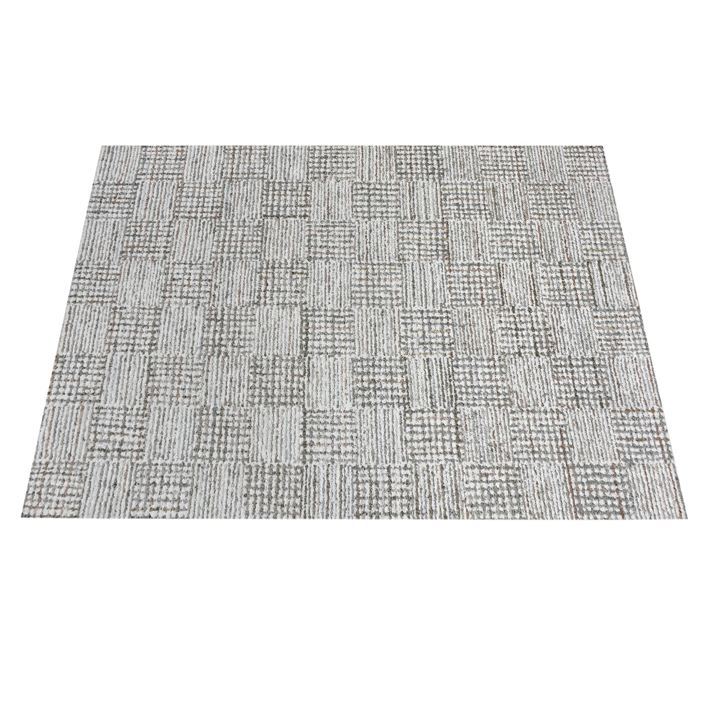 BARNW RUG - IVORY/BEIGE - DENIM/COTTON - HAND TUFTED