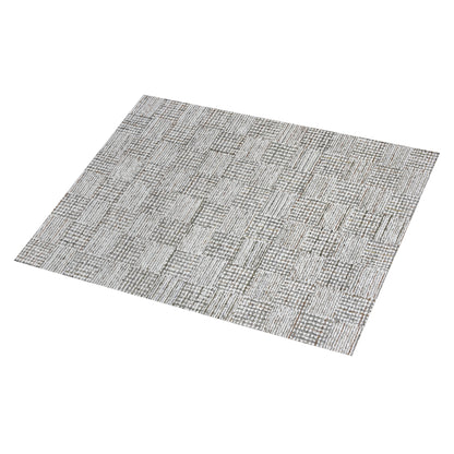 BARNW RUG - IVORY/BEIGE - DENIM/COTTON - HAND TUFTED