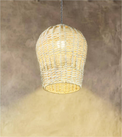 BARUERI LAMP - IVORY - HAND MADE - JUTE