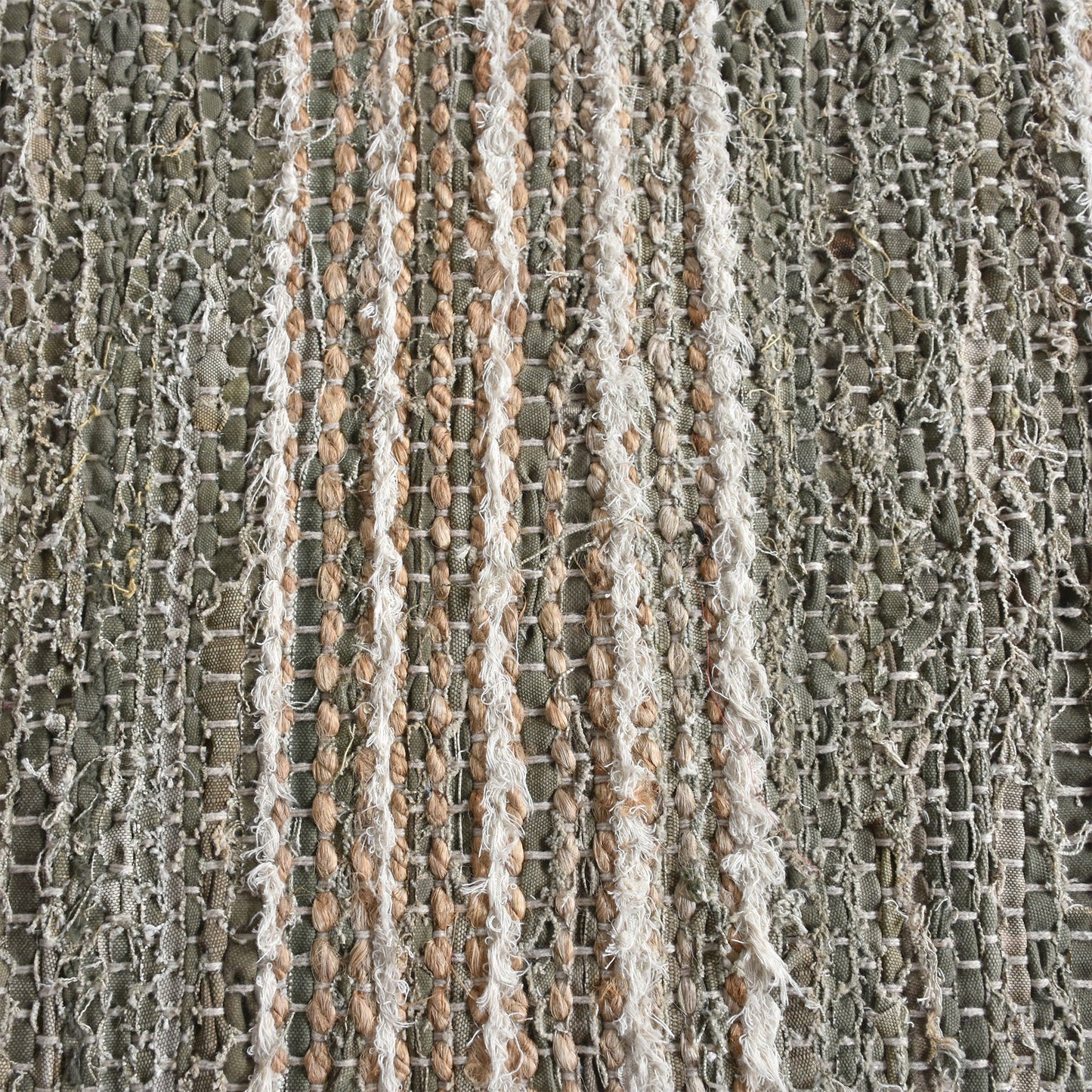 BENTO RUG - NATURAL/BEIGE - DENIM/COTTON SALVAGE