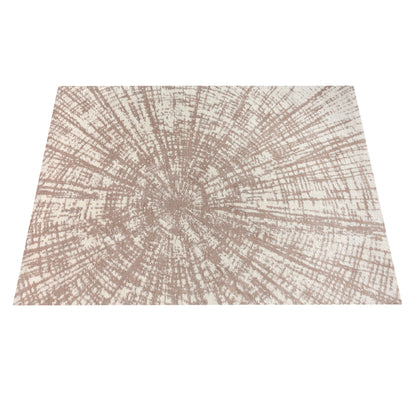 BEYAN RUG - BEIGE/IVORY - WOOL - CIRCULAR KNITTING