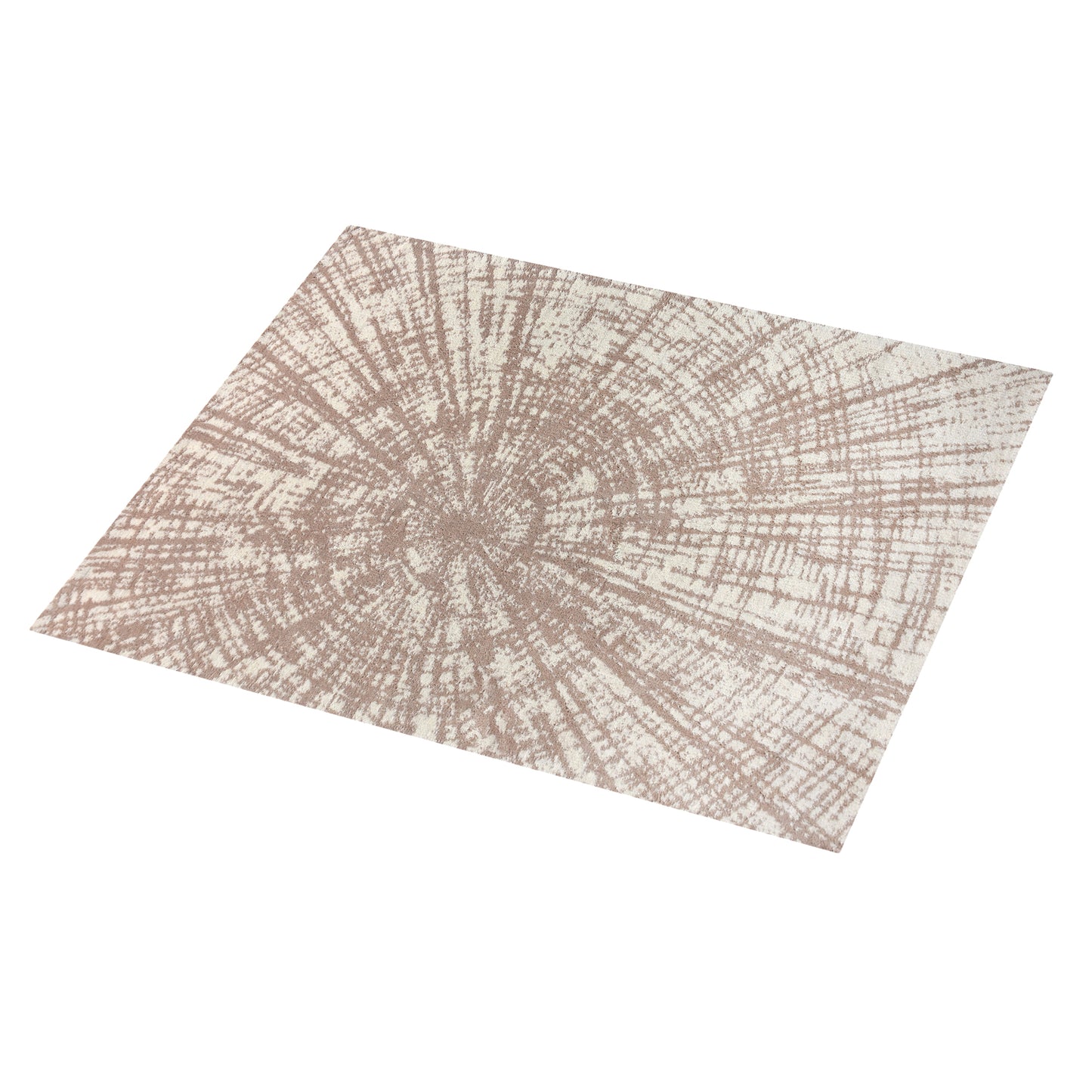 BEYAN RUG - BEIGE/IVORY - WOOL - CIRCULAR KNITTING
