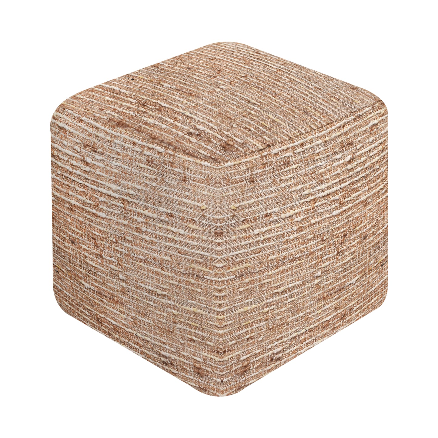 BOLSOVER POUF - JUTE/ WOOL