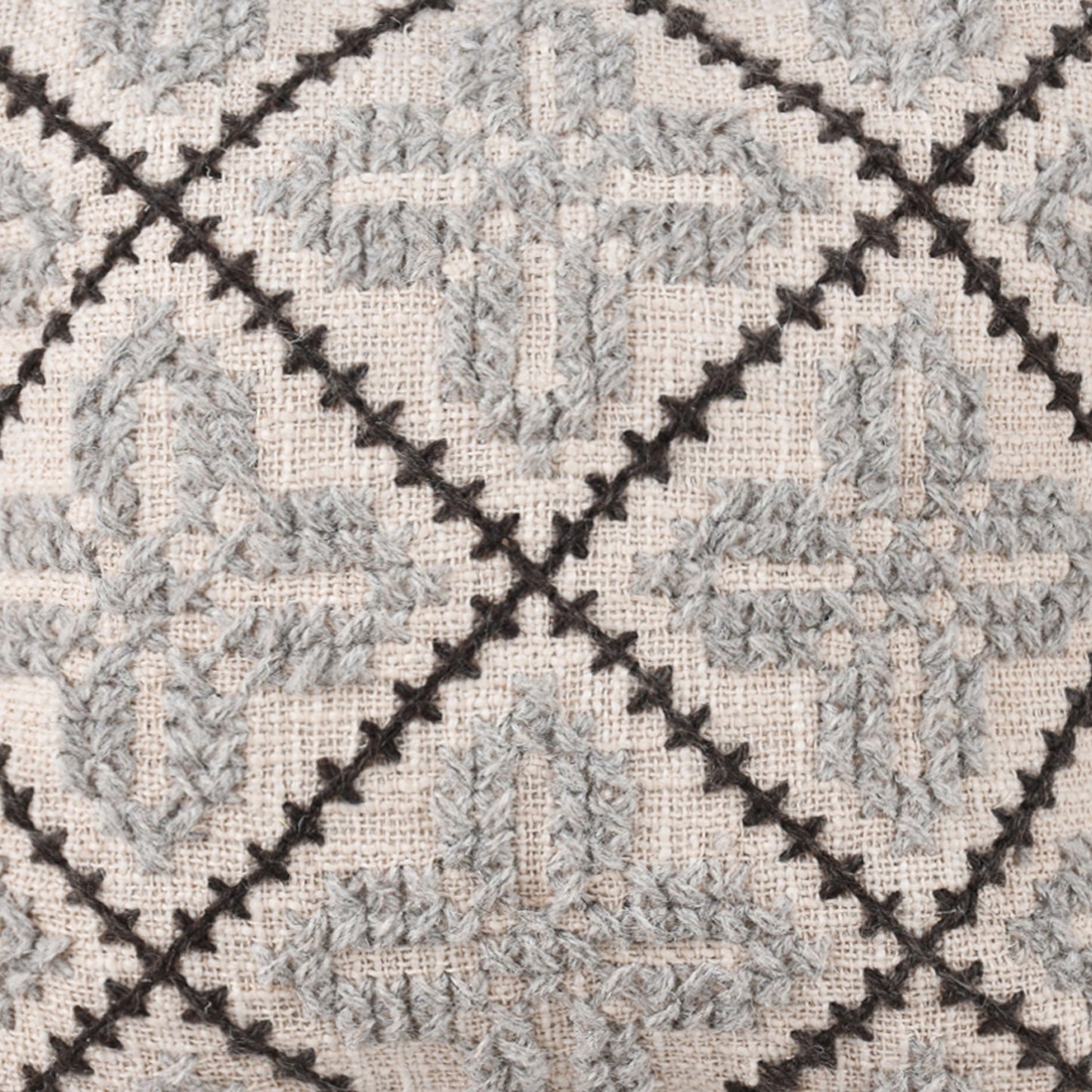 BORICCO CUSHION - COTTON/ WOOL