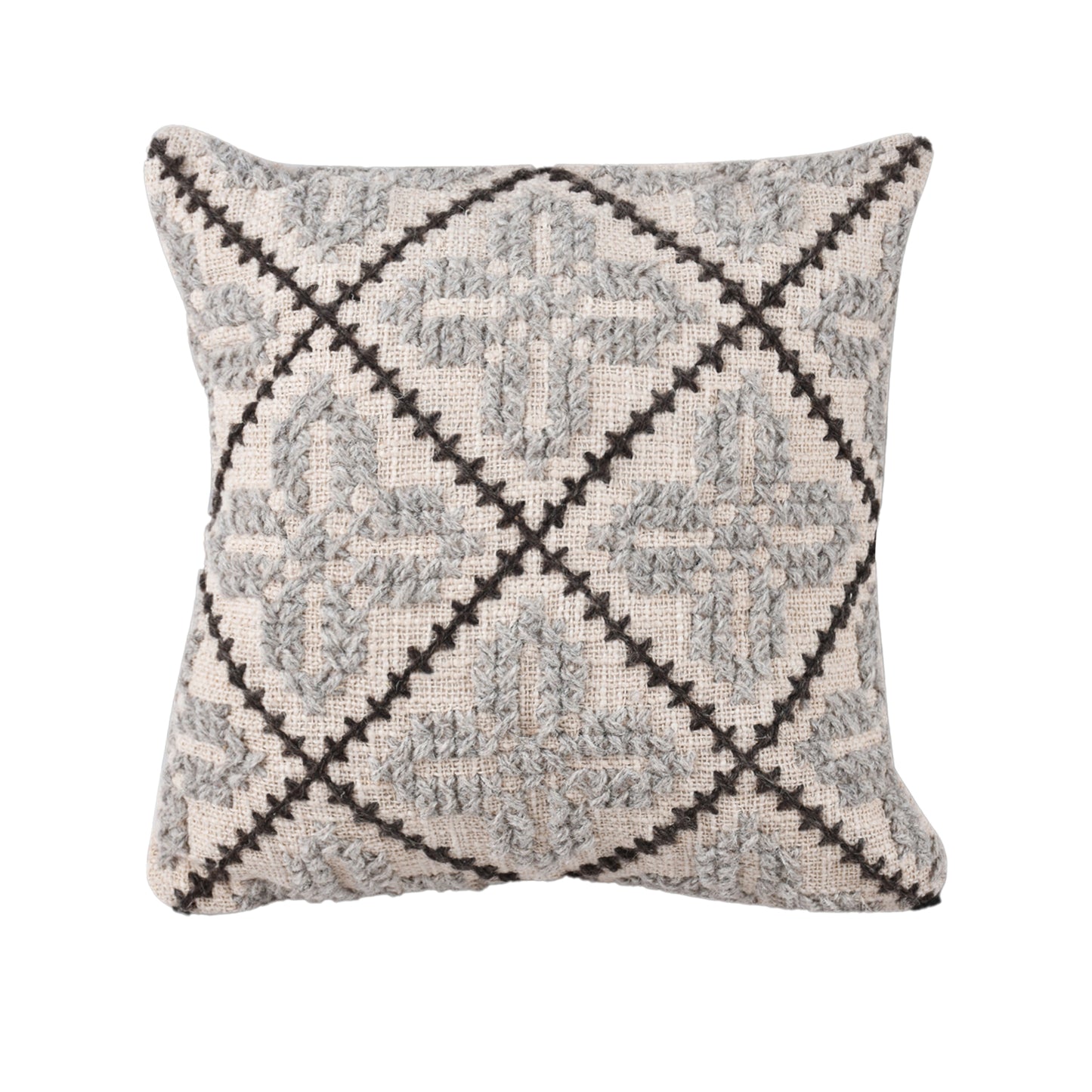BORICCO CUSHION - COTTON/ WOOL