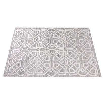 BOTNER-II RUG - BEIGE/IVORY - HAND TUFTED - WOOL + DENIM