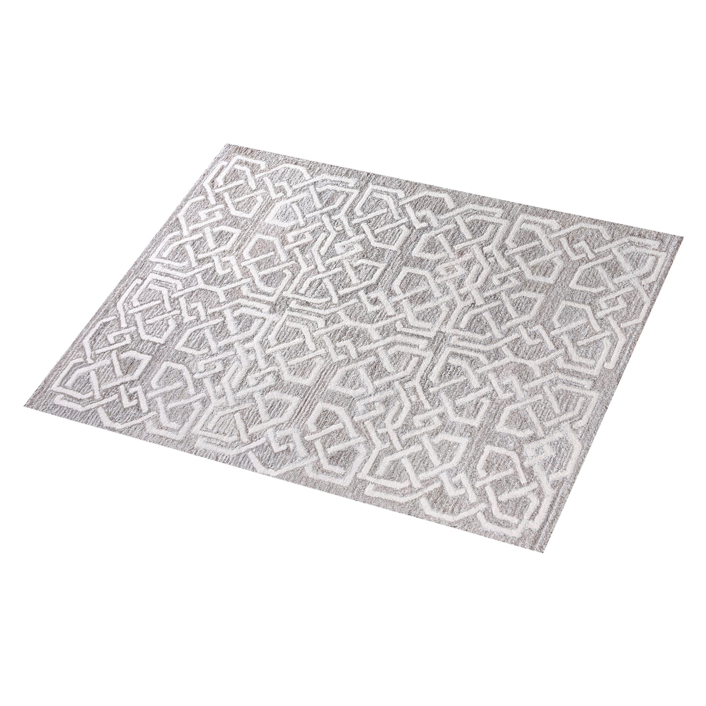 BOTNER-II RUG - BEIGE/IVORY - HAND TUFTED - WOOL + DENIM