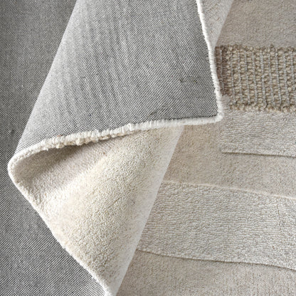 BOWRAL RUG - IVORY/BEIGE - WOOL - HAND TUFTED