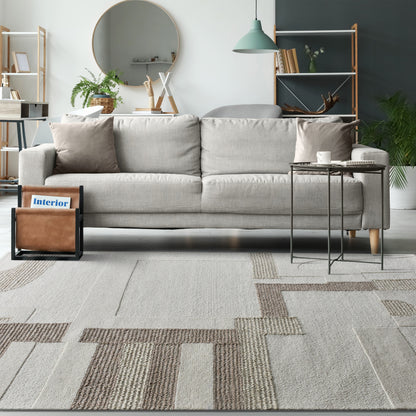 BOWRAL RUG - IVORY/BEIGE - WOOL - HAND TUFTED