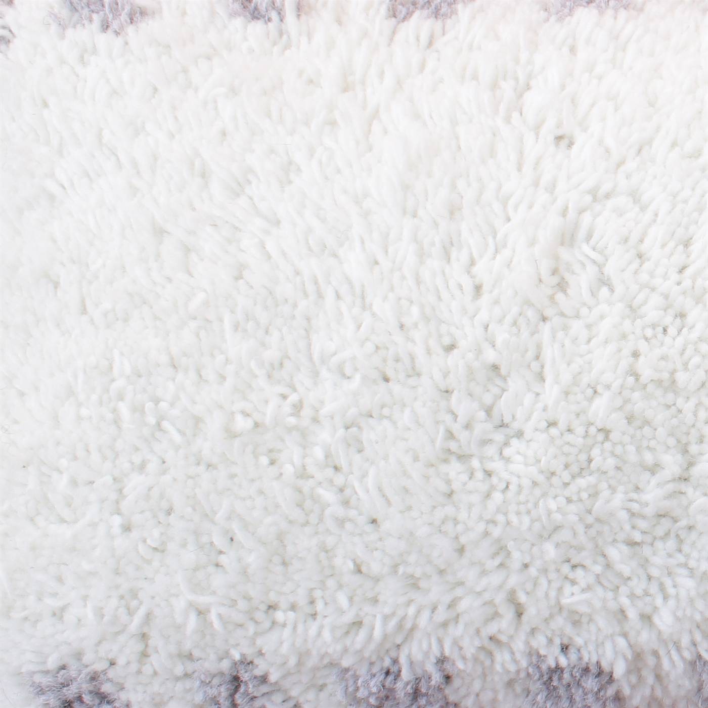 Brayden Lumber Cushion, 36x91 cm, Natural White, Grey, Wool, Hand Woven, Pitloom, All Cut