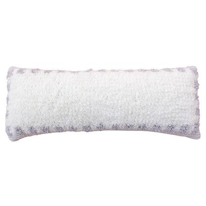 Brayden Lumber Cushion, 36x91 cm, Natural White, Grey, Wool, Hand Woven, Pitloom, All Cut
