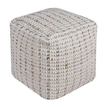 BRENDA POUF - WOOL/ JUTE