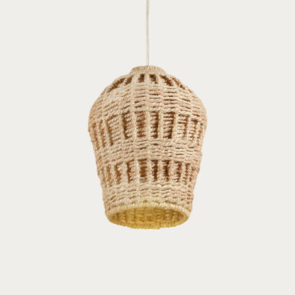 BUSHNELL LAMP - NATURAL - HAND MADE - JUTE