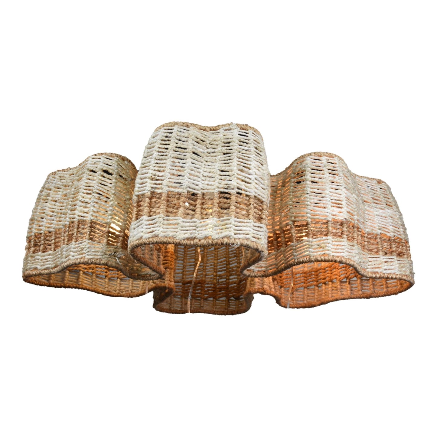 CAJAMAR LAMP - IVORY/NATURAL - HAND MADE - JUTE