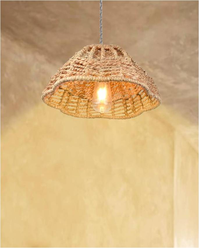 CAPIVARI LAMP - NATURAL - HAND MADE - JUTE