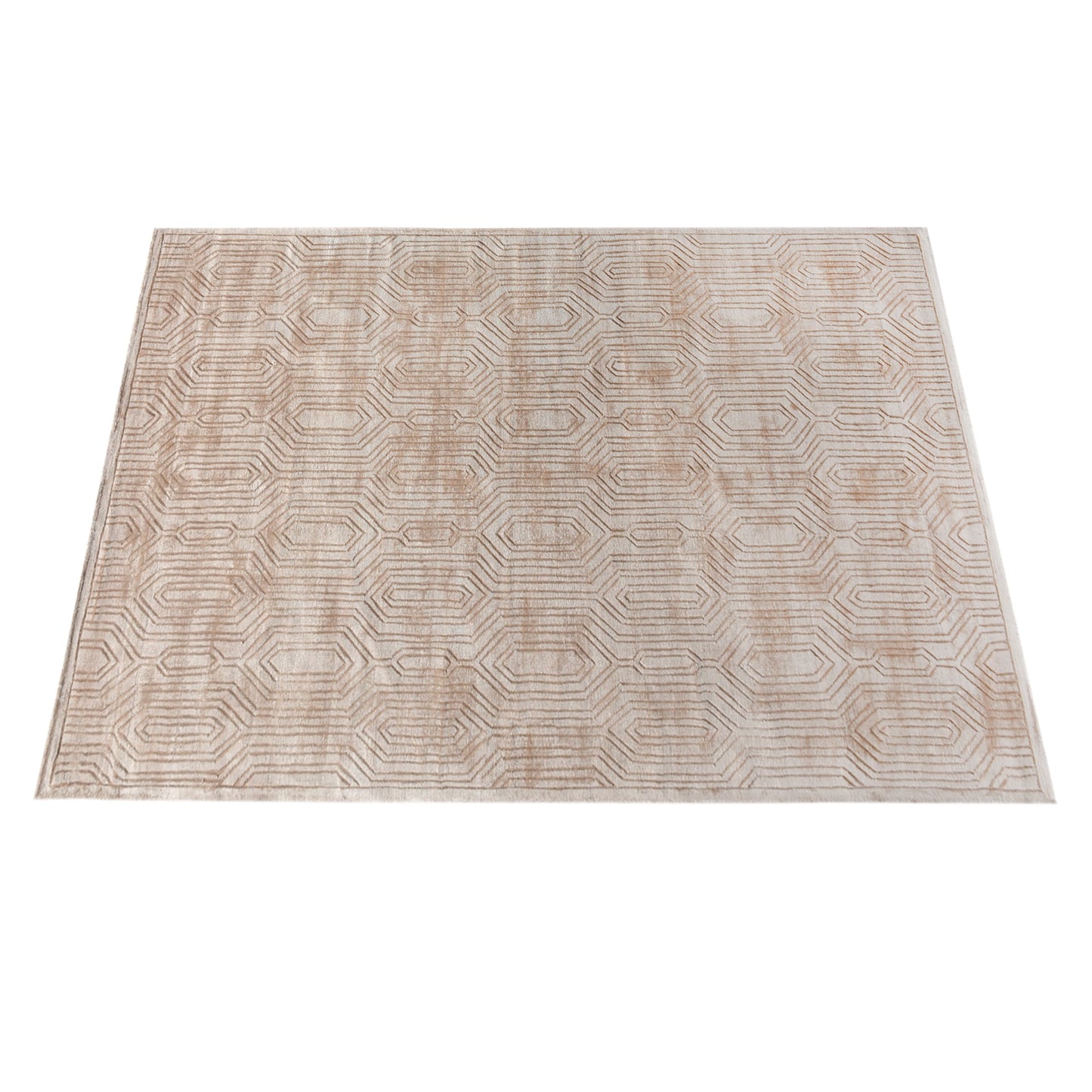 CARICOM RUG - VISCOSE/ BEIGE