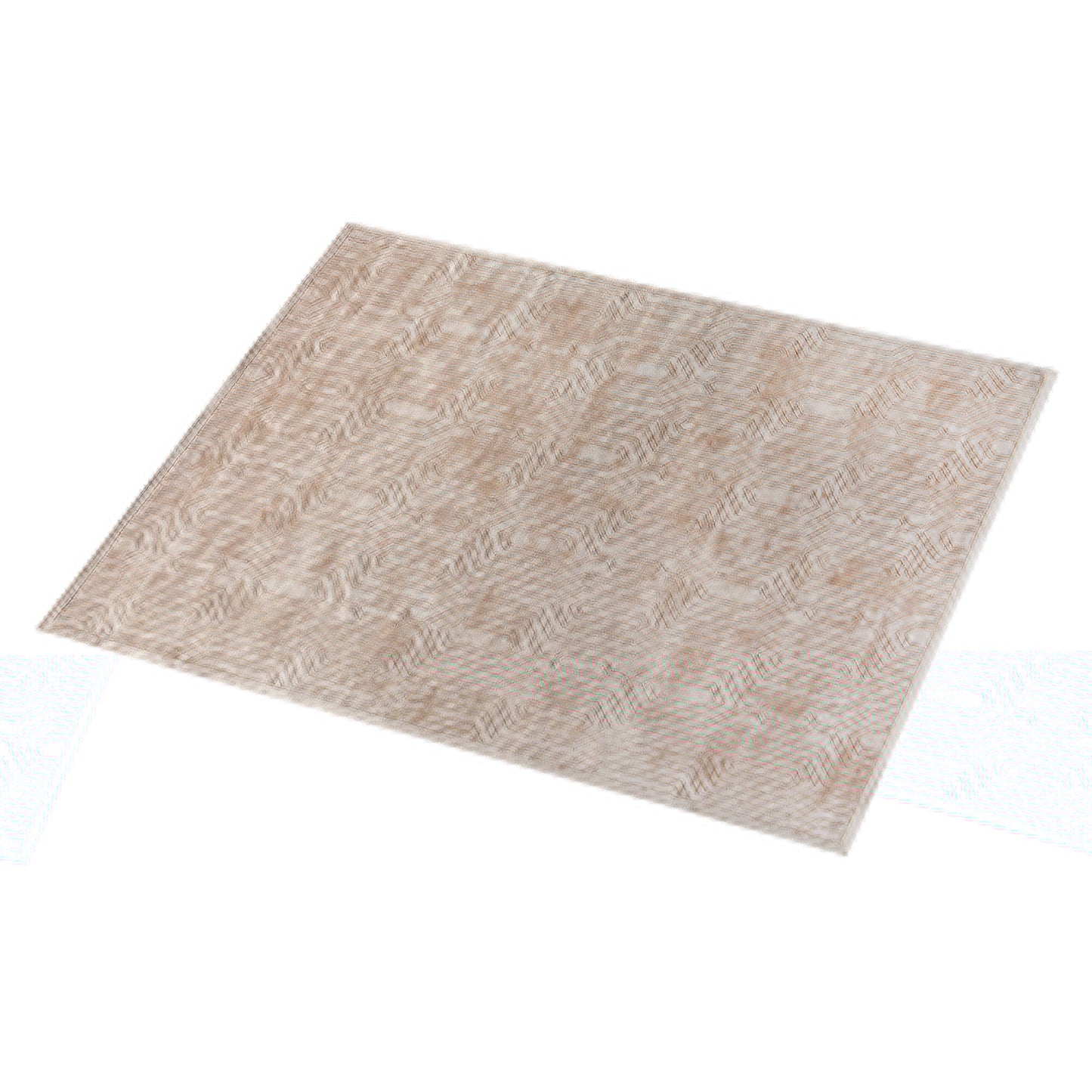 CARICOM RUG - VISCOSE/ BEIGE