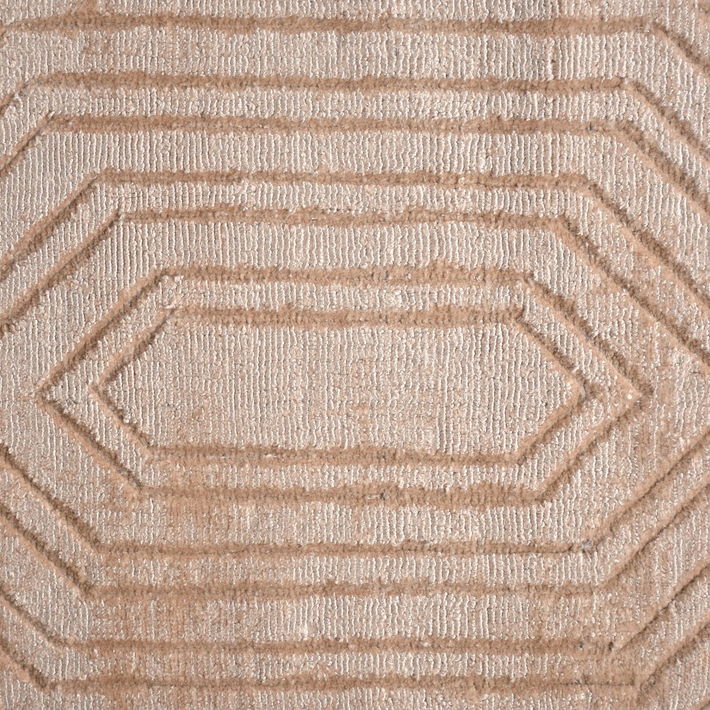 CARICOM RUG - VISCOSE/ BEIGE