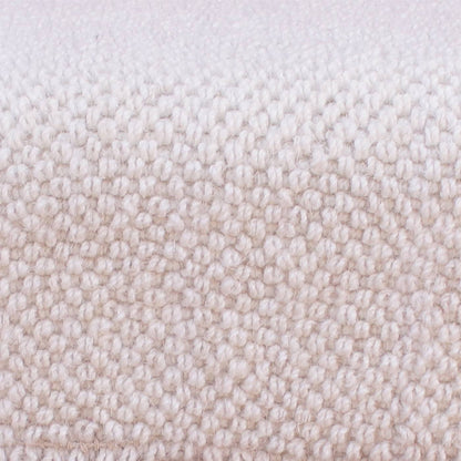 Cavern Bench, 80x30x40 cm, Natural White, Wool, Hand Woven, Handwoven, All Loop