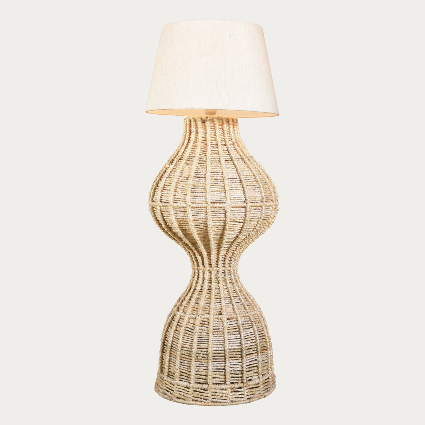 CELINA FLOOR LAMP - NATURAL - HAND MADE - JUTE