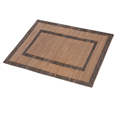 CERMAK RUG - LEATHER/ JUTE