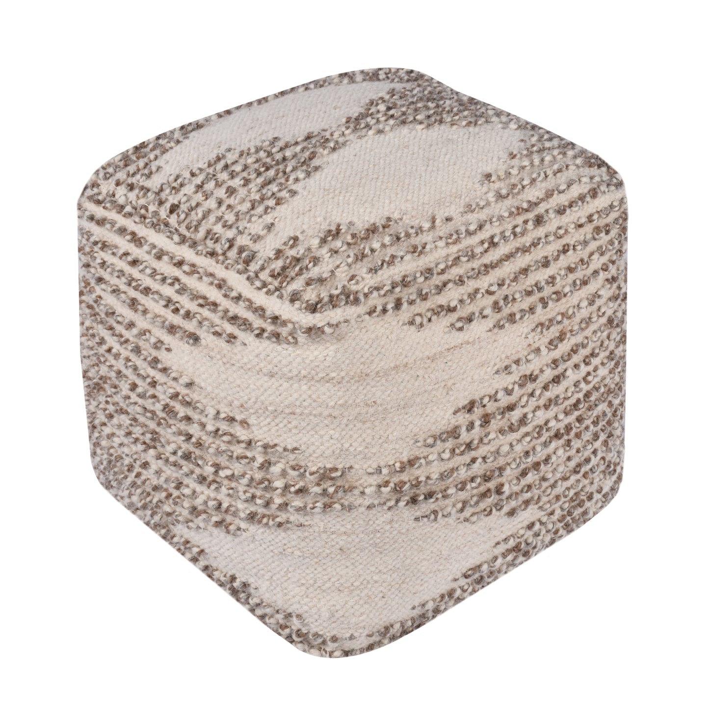 COGNAC-II POUF - JUTE/ COTTON