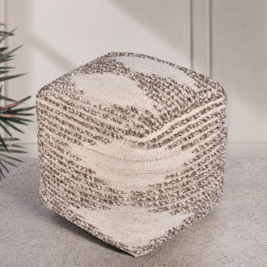 COGNAC-II POUF - JUTE/ COTTON