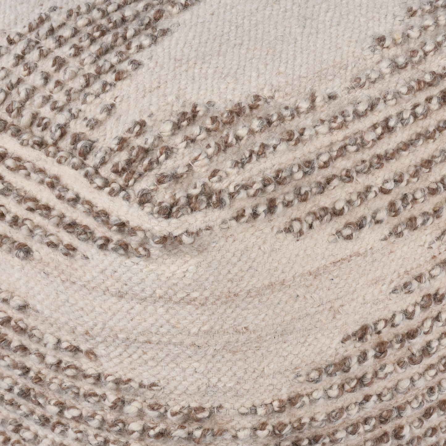 COGNAC-II POUF - JUTE/ COTTON