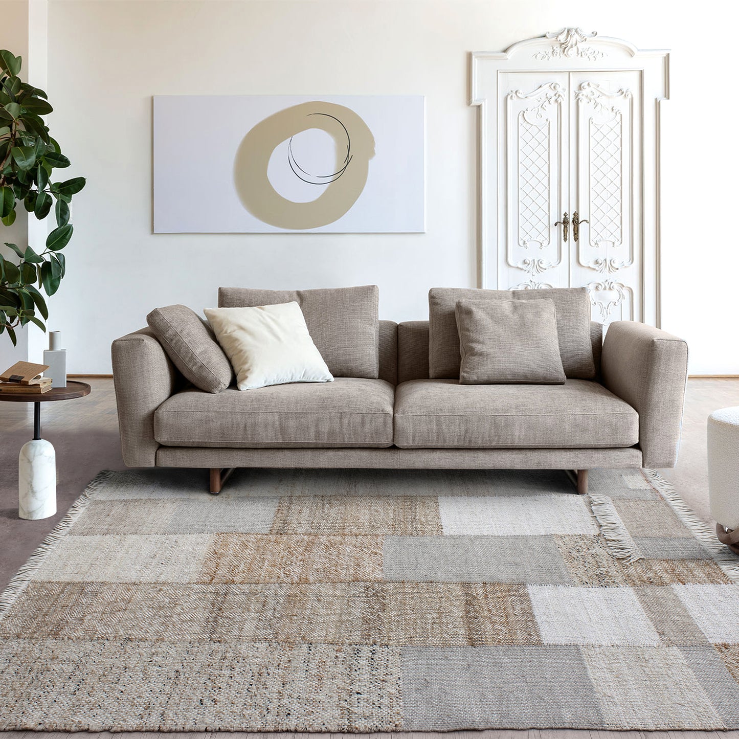 COLISON RUG - JUTE/ WOOL/ PET