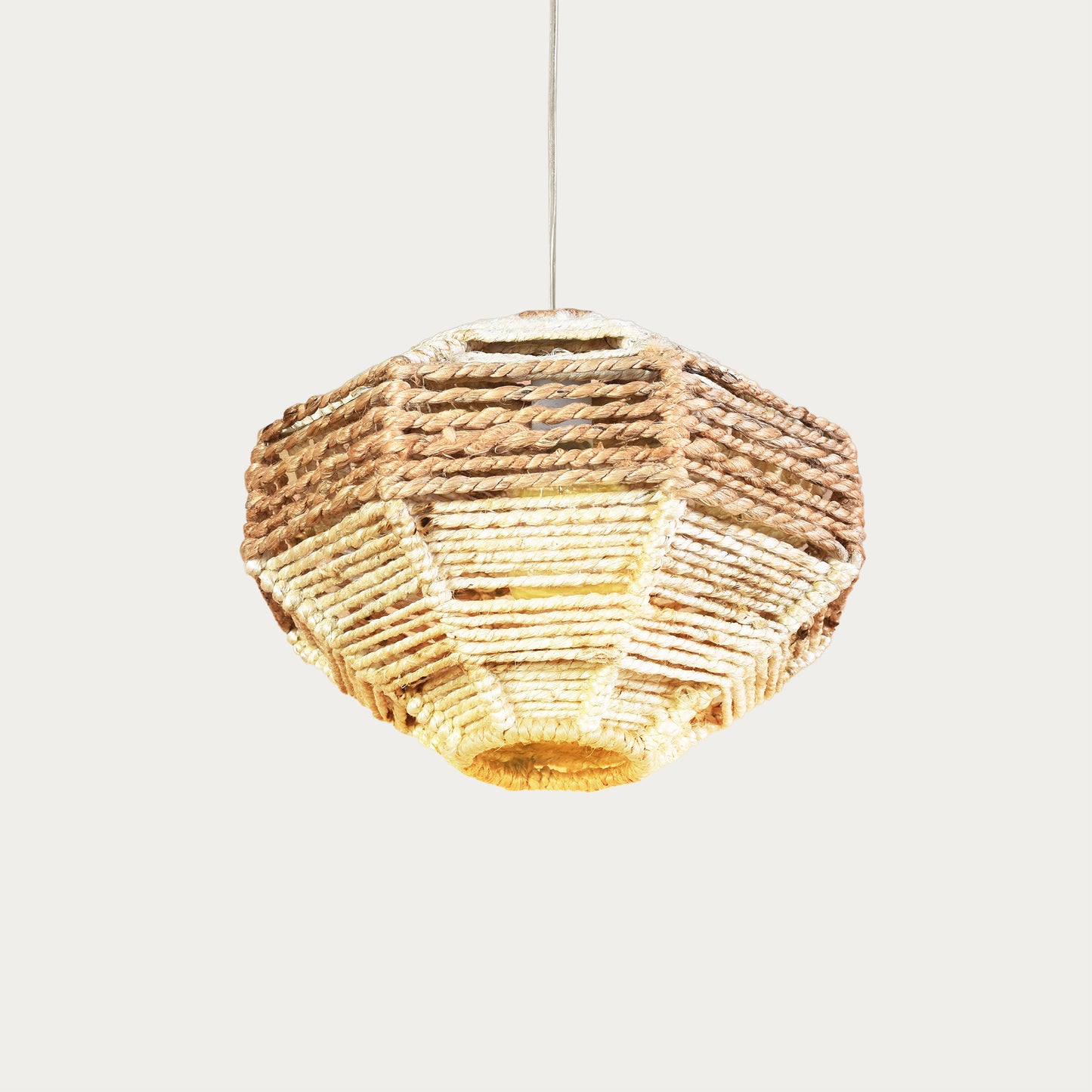 CONRACH LAMP - NATURAL/IVORY - HAND MADE - JUTE