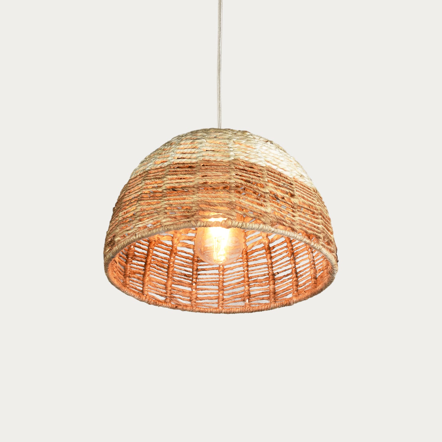 CORDEIR LAMP - IVORY/NATURAL - HAND MADE - JUTE