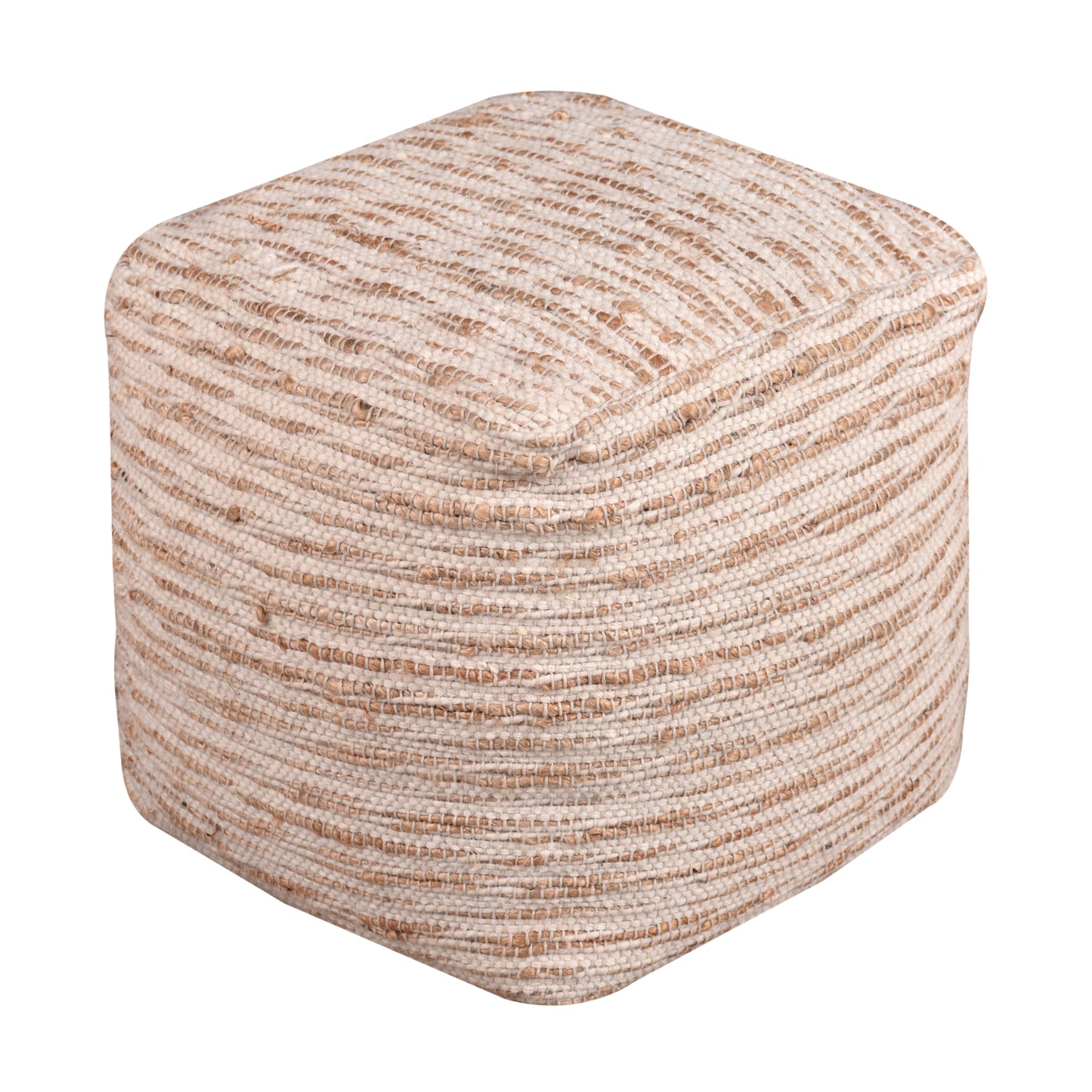 CORTLAND POUF - WOOL/ JUTE