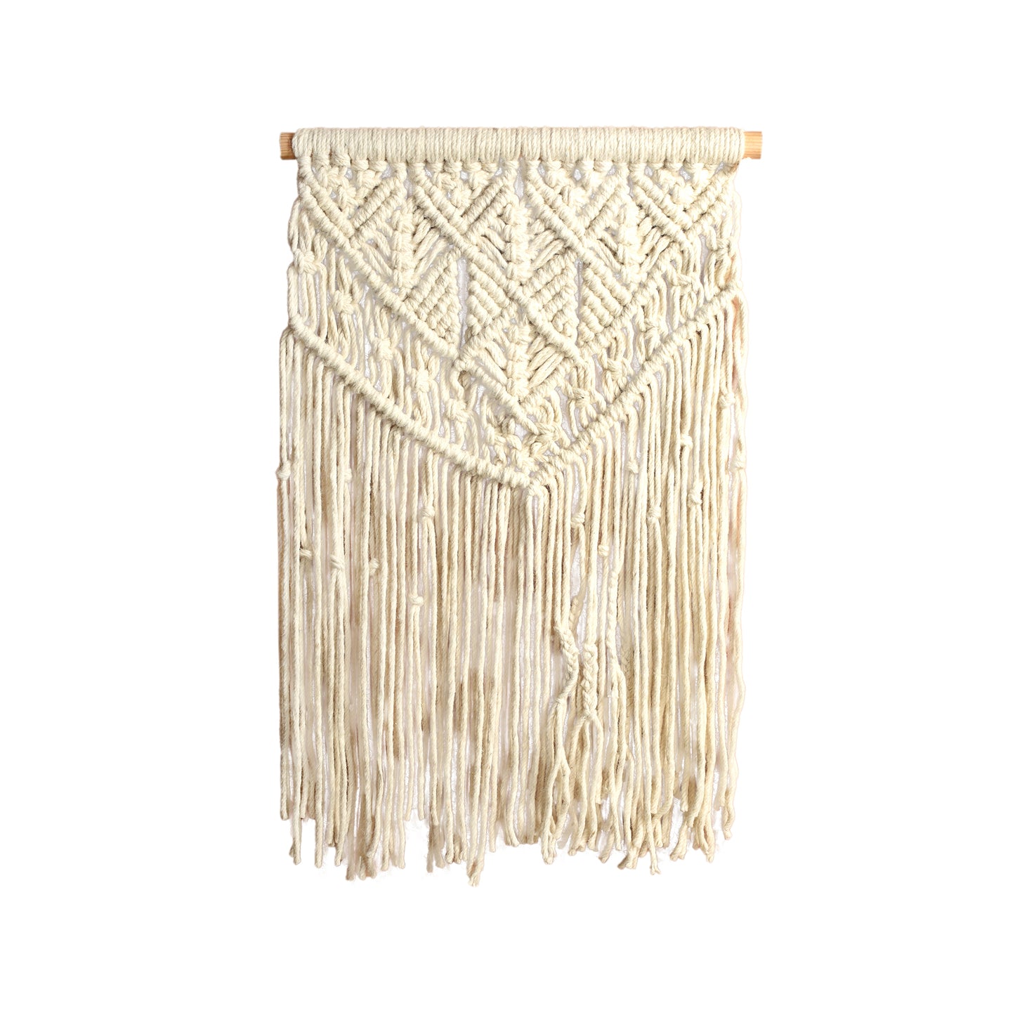 CRISAN WALL HANGING - IVORY - HAND KNITTED - WOOL