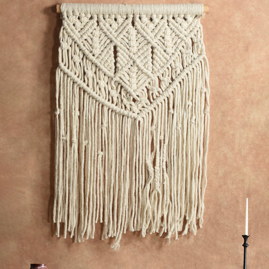 CRISAN WALL HANGING - IVORY - HAND KNITTED - WOOL