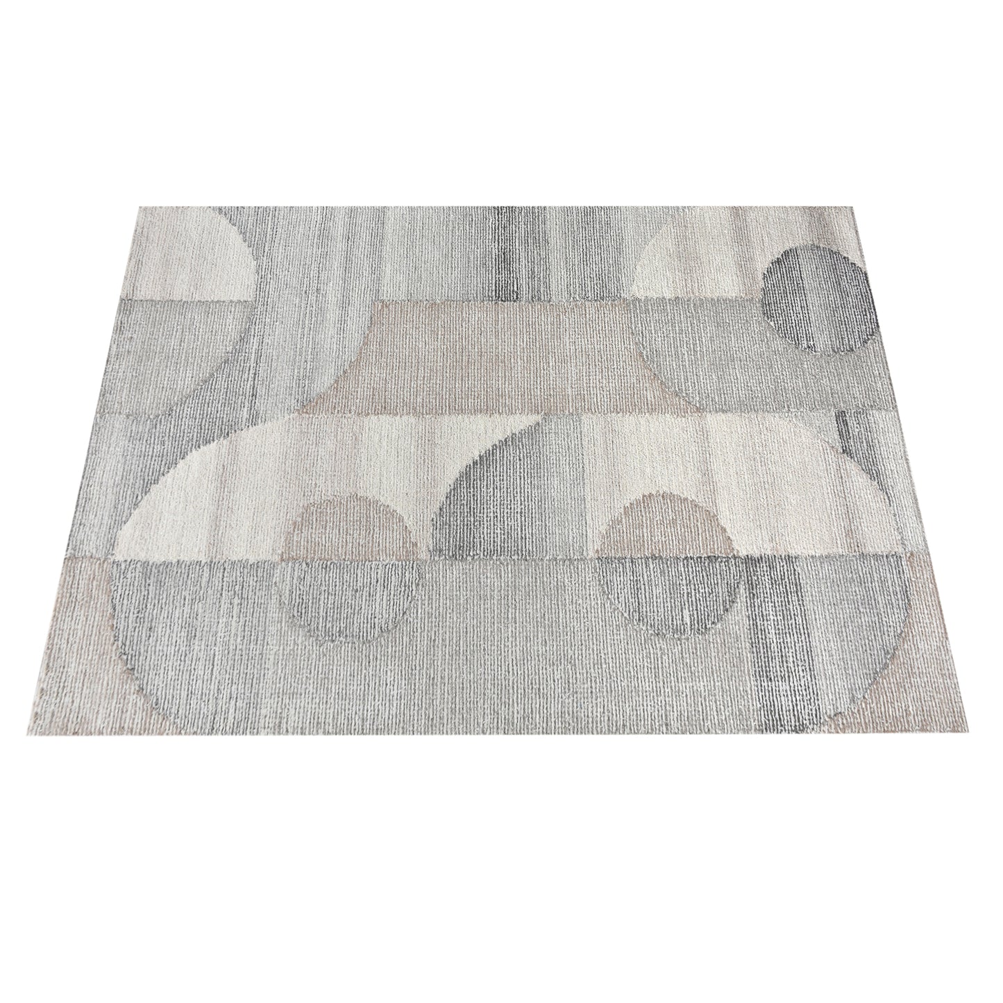 CUINI RUG - IVORY/BEIGE/GREY - WOOL - HAND WOVEN, OVER TUFTED