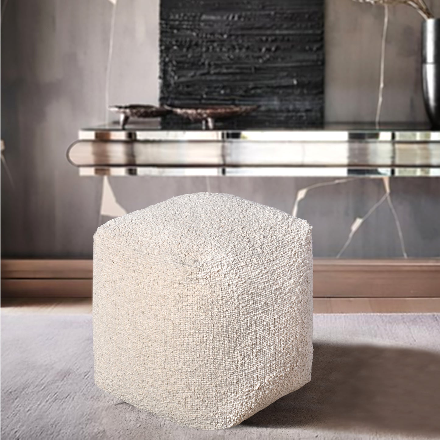 DARYA POUF - WOOL