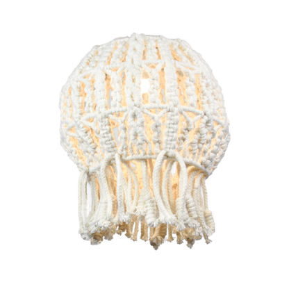 DAVAO LAMP - IVORY - HAND MADE - WOOL DORI