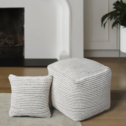 DERBENT POUF - WOOL