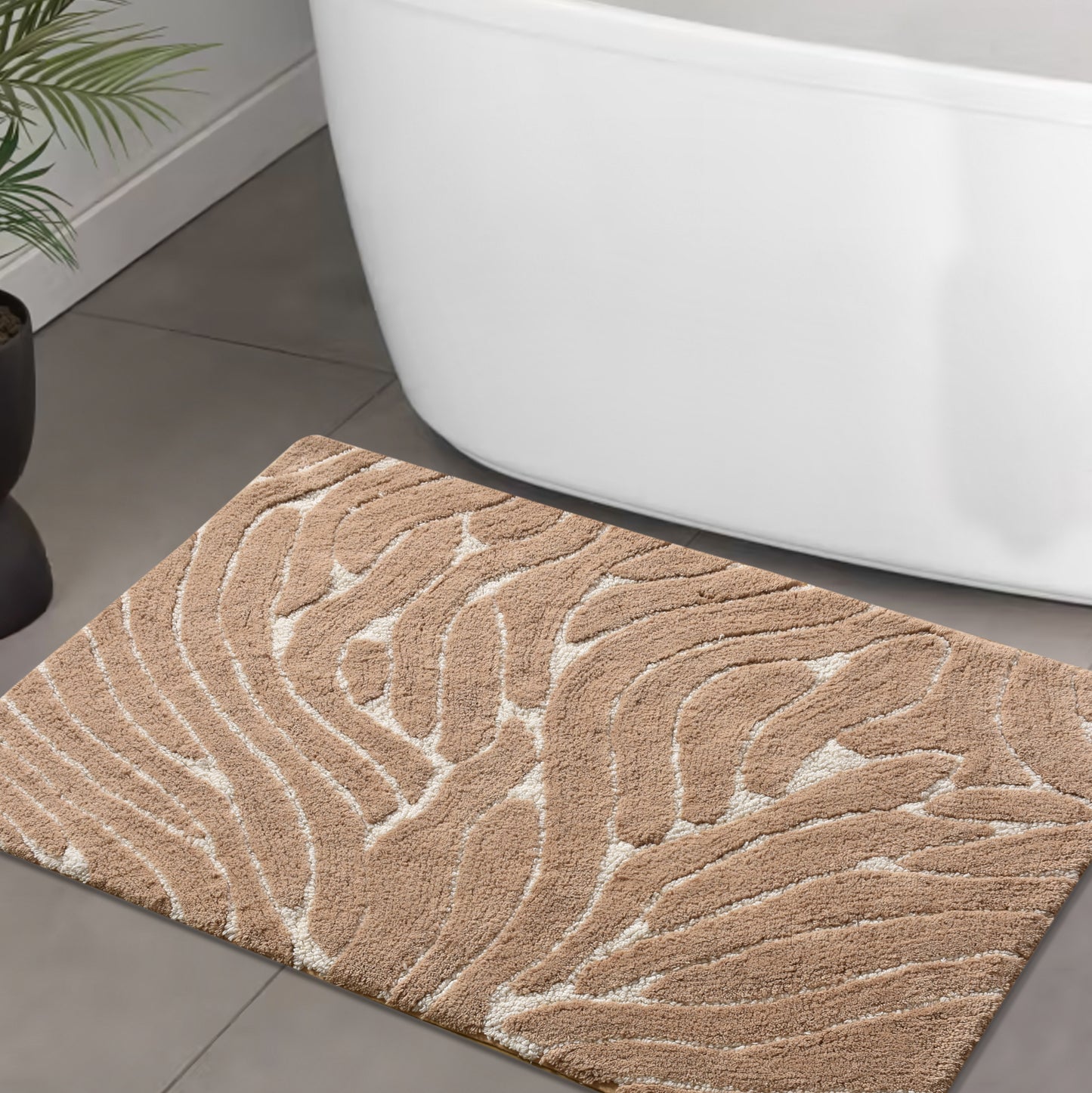 DALSIE BATH RUG - TABLE TUFTED - COTTON
