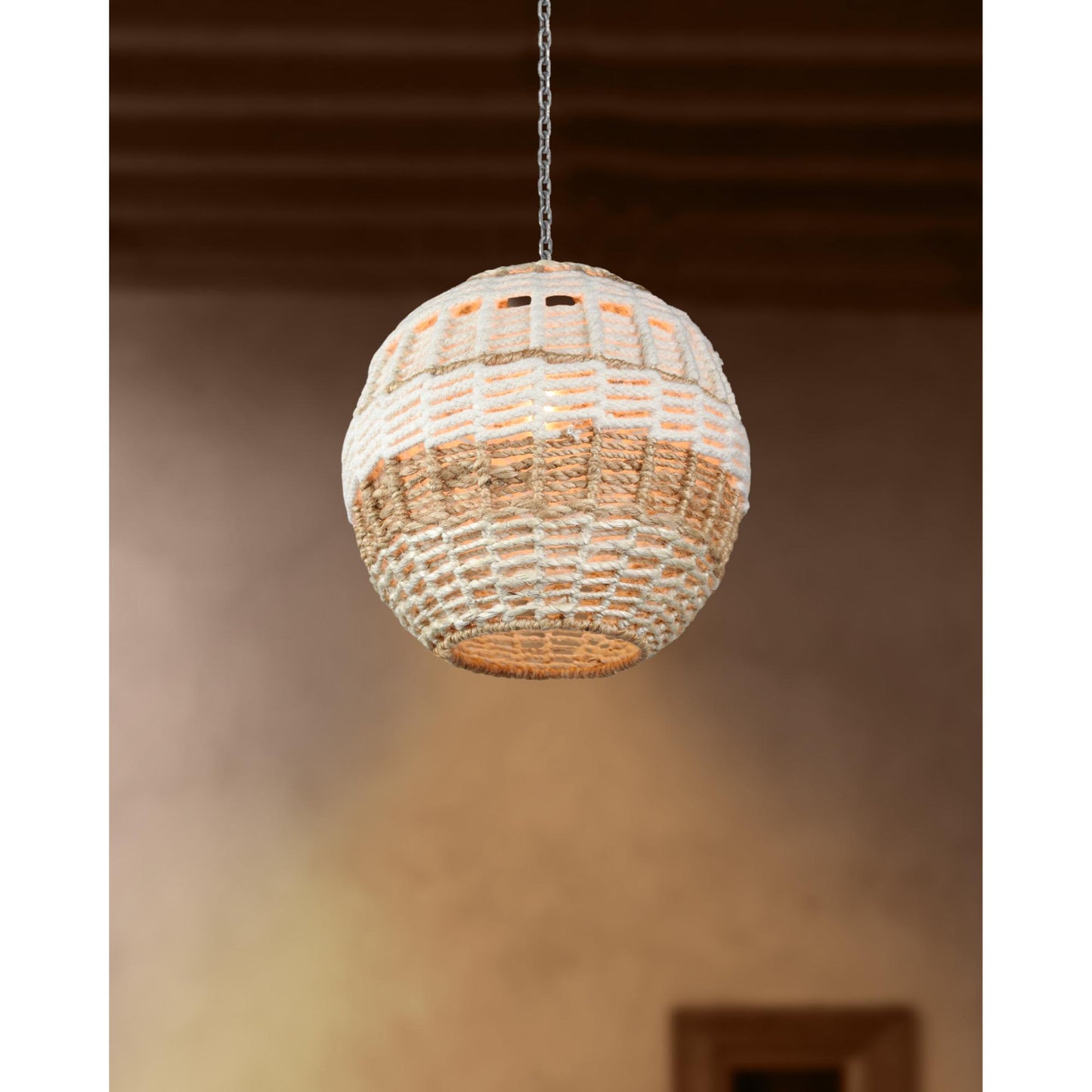 EADAIR - II LAMP - IVORY/NATURAL - HAND MADE - JUTE/WOOL