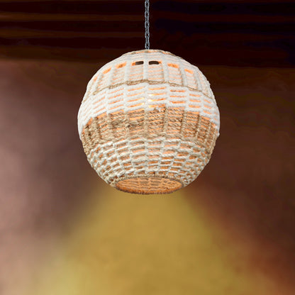 EADAIR - II LAMP - IVORY/NATURAL - HAND MADE - JUTE/WOOL