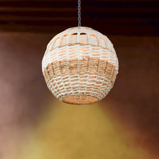 EADAIR - II LAMP - IVORY/NATURAL - HAND MADE - JUTE/WOOL