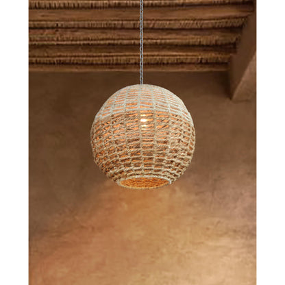 EADAIR LAMP - IVORY/NATURAL - HAND MADE - JUTE