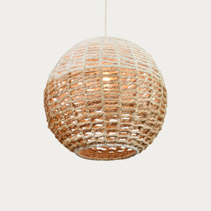 EADAIR LAMP - IVORY/NATURAL - HAND MADE - JUTE